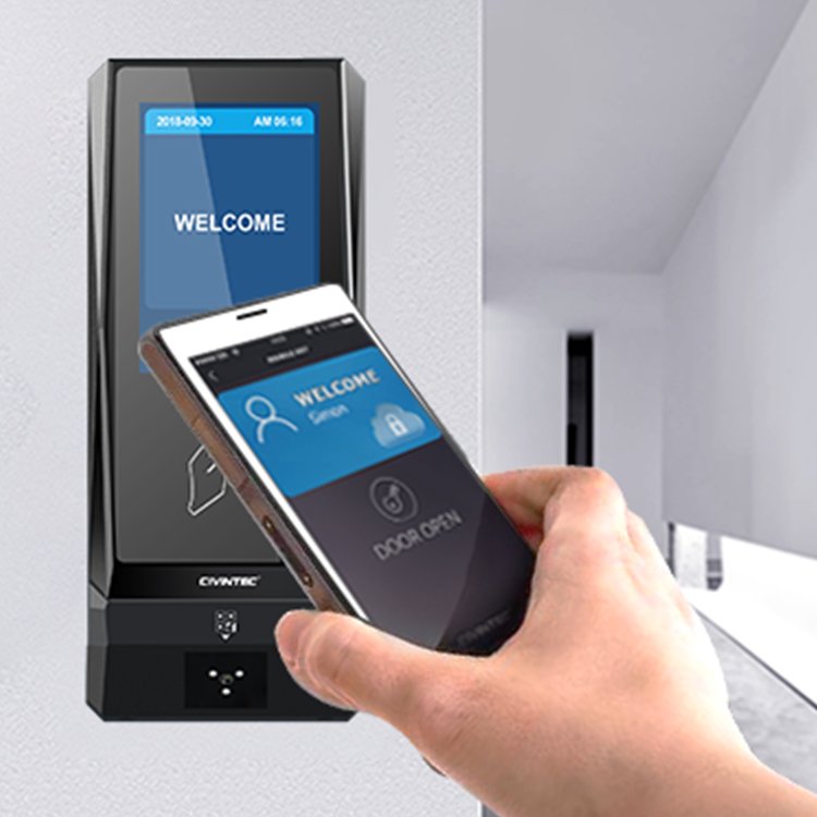 CT9 QR Code Ticket Finger Print Sensor Elevator With Keypad Parking Access Control