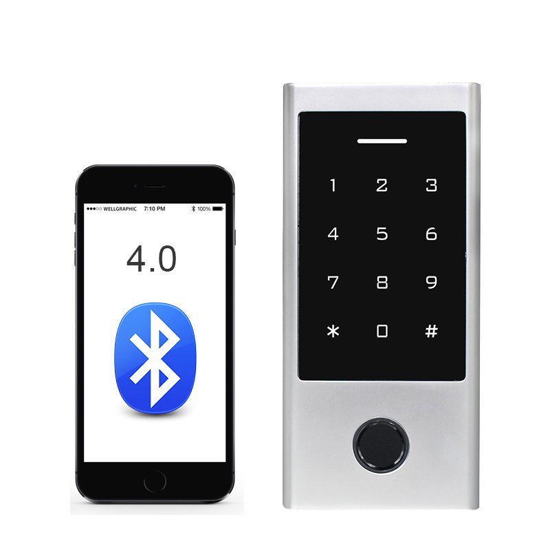 Secukey IP66 Waterproof Touch Keypad/Fingerprint/RFID Access Controller 3-in-1Multifunctional Standalone HF1-BT with Tuya Ble