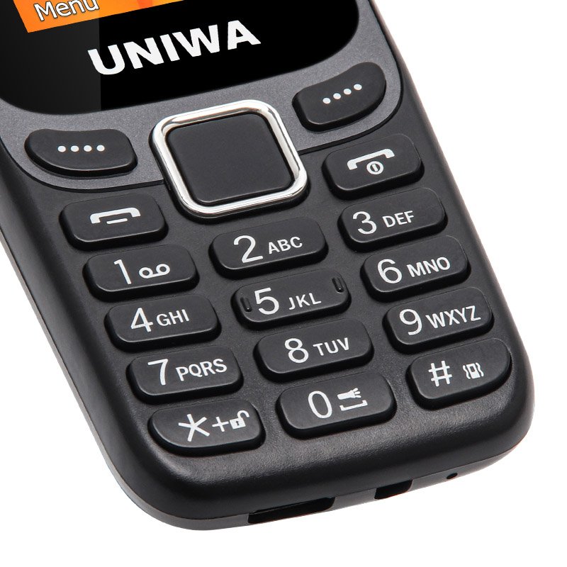 E1805 China Shen Zhen Cheap 1.77 inch FM Radio Non-slip Keypad Bar Old Simple Classic 2G Telephone Feature Phone