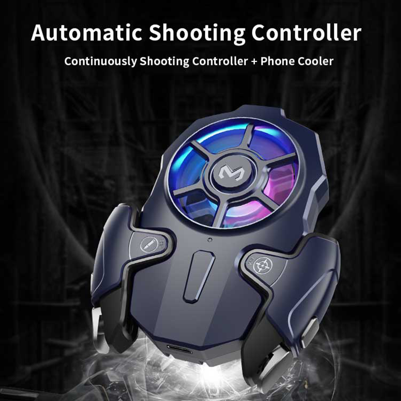 Hot Sale Mobile Game Trigger Controller Holder Gaming Keypads Joystick With Phone Cooler Fan