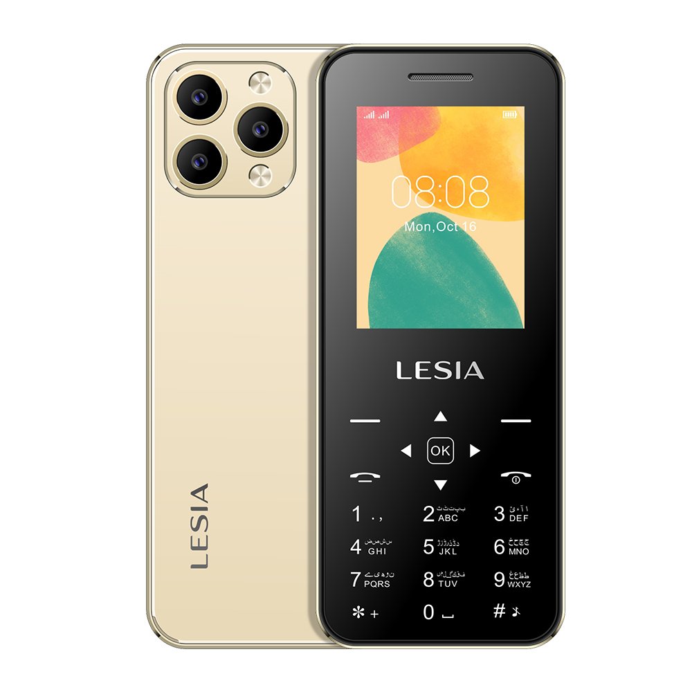 lesia 2.8 Inch Display Low Price Slim Keypad 2G GSM Button Mobile Phone Dual Sim Card Cheap Bar Feature Phone