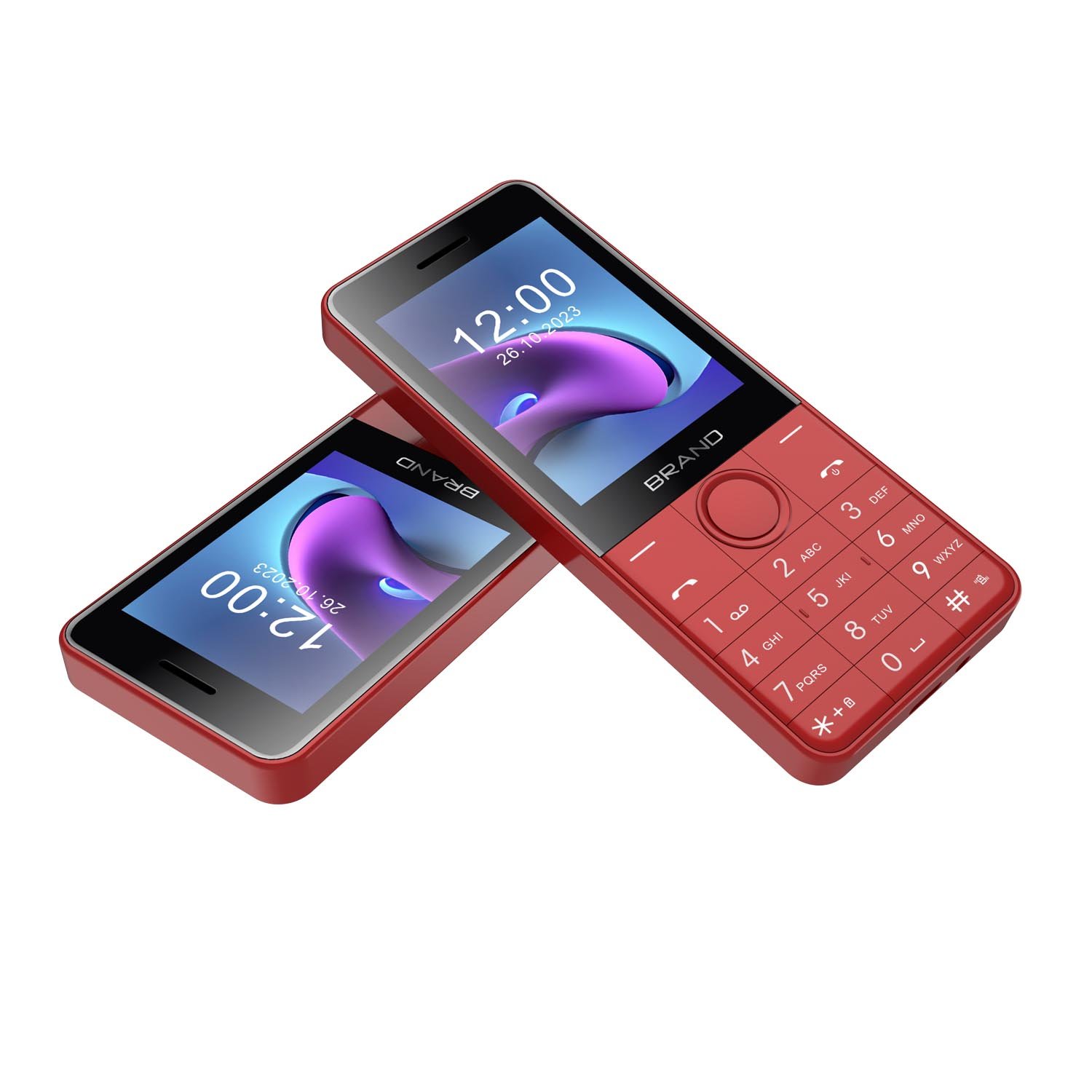 Nice design 4g bar feature phone HD/volte calling dual sim unlocked 4g mobile phone