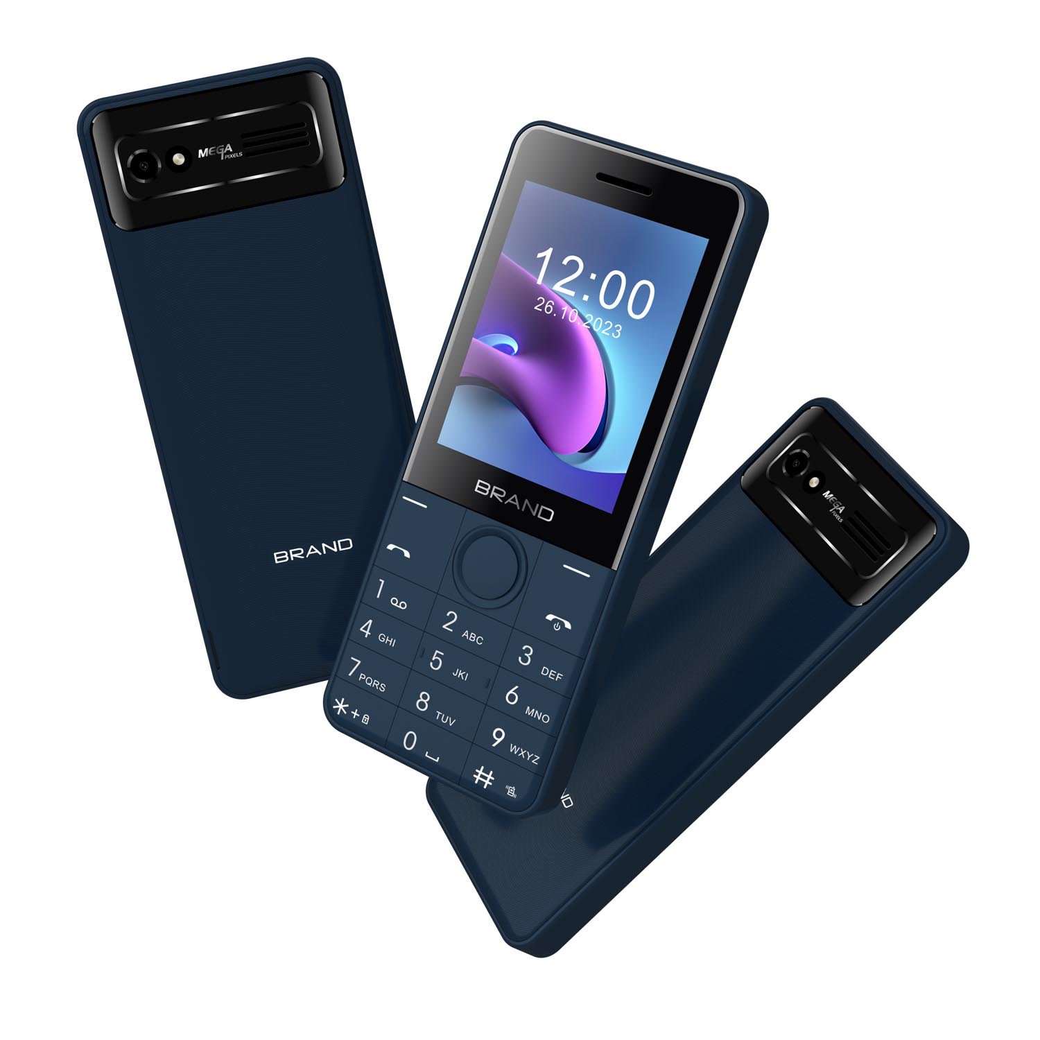 Nice design 4g bar feature phone HD/volte calling dual sim unlocked 4g mobile phone