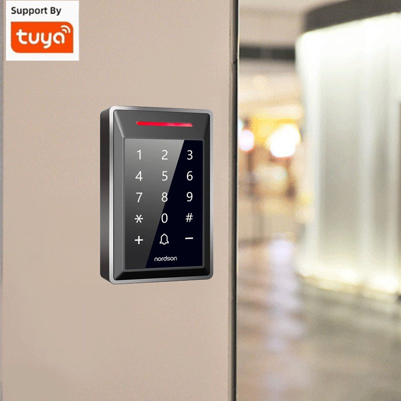 Smart Phone Mobile WIFI Blue tooth Touch Screen Keypad Standalone TUYA Access Control