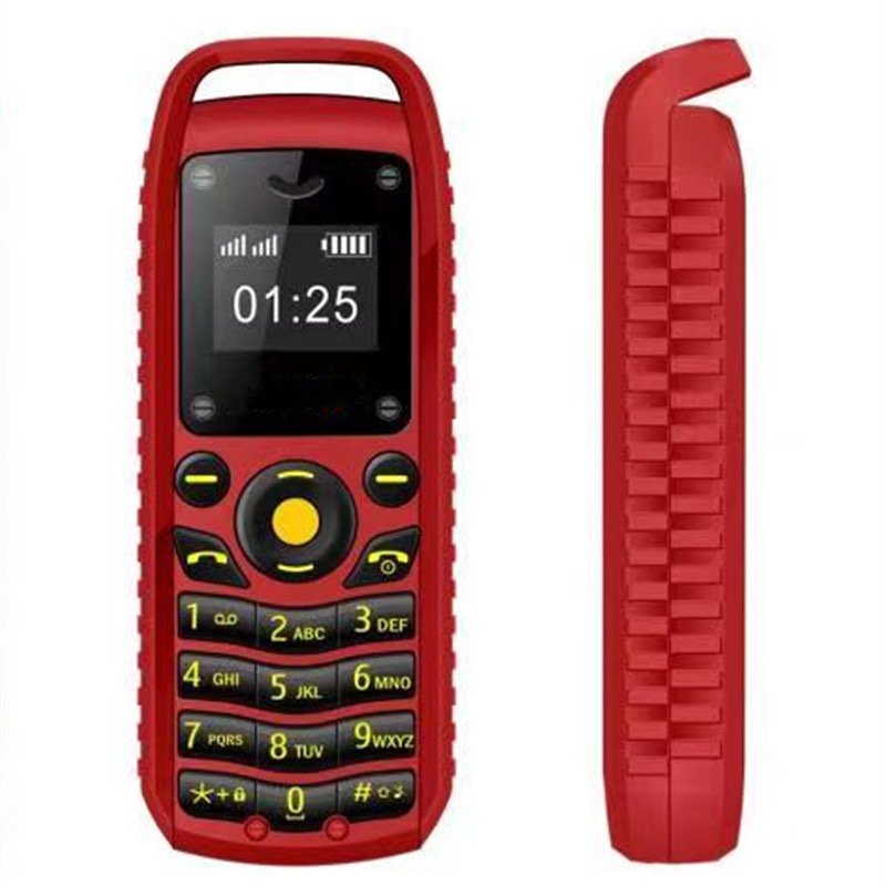 Cross-border mobile phone BM25 GSM 2G non-smart button bar mini hanging ear dual card student small mobile phone