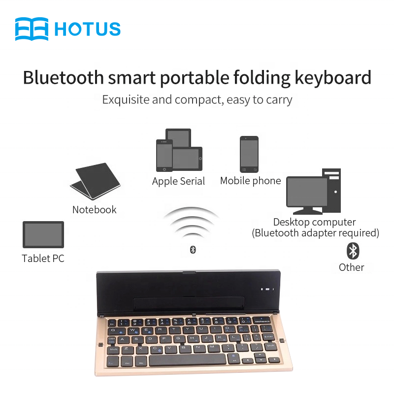 Folding bluetooth wireless ultra-thin mute office dedicated portable mini small keyboard for mobile phone pad computer