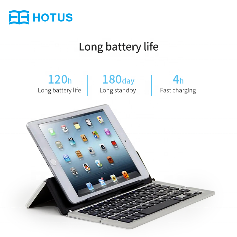 Folding bluetooth wireless ultra-thin mute office dedicated portable mini small keyboard for mobile phone pad computer