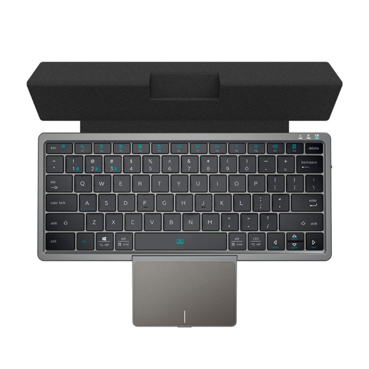 universal portable New foldable BT keyboard with protective case holder for mobile phone tablet home office