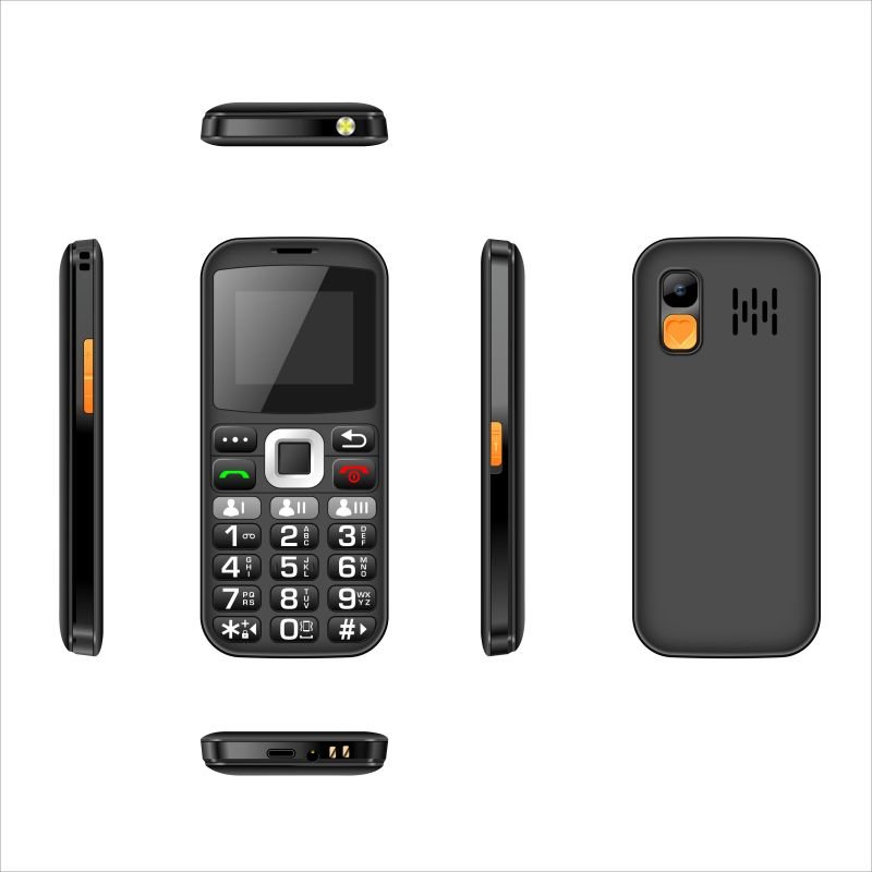 OEM 2G 4G Old People Cell Phone Big Button Keypad 2G Dual Sim Gaming Feature Unlocked Senior Mobile Phone with SOS button