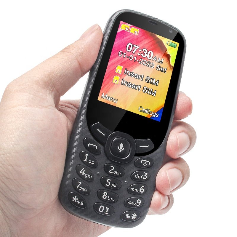 2023 New 2.4 inch Kaios Phone 4G Mobile SC9820E Dual Core Keypad Mobail Supports Whatsapp