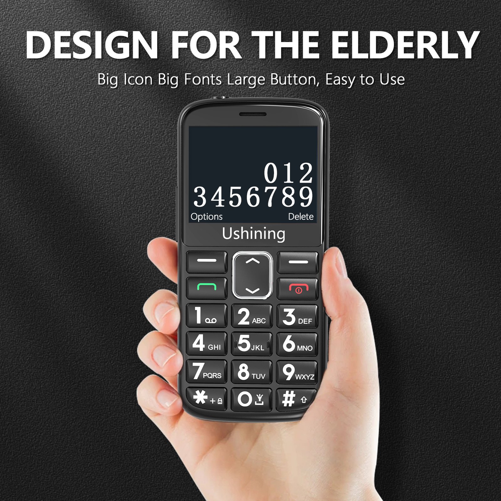 Good Quality Cheap Feature Phone 4G 2.4 inch Basic Cell Phone with SOS button Big Display 4G LTE Featrue Phone for Seniors