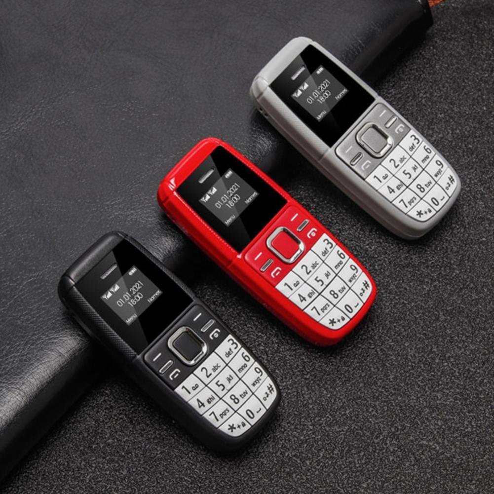 BM200 Mini Keypad Phone Dual-Cards Dual Standby Without Camera 0.66 Inch GSM Quad Band Spare Small Cell Phone for Elderly
