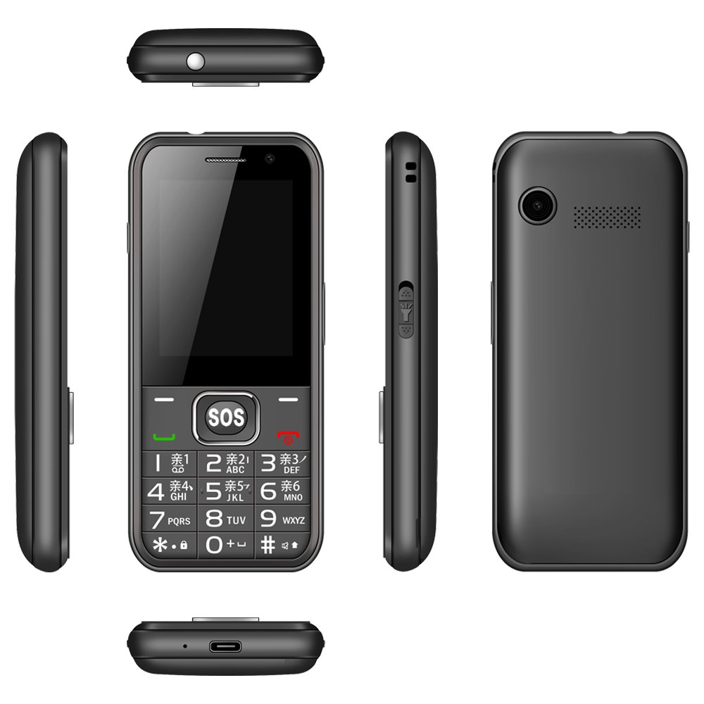 Custom 4G Android Feature Button Phone With Facebook whats app Keyboard Keypad Mobile Low Price Lte 4G Android Keypad Phone