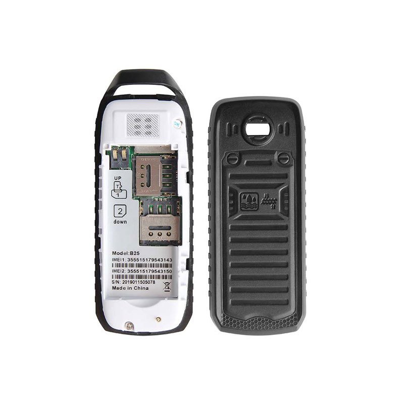 Bm25 Mini Mobile Phone Gsm Multilingual Lcd Screen Button Keypad Dual Sim Elderly Pocket Mobile Phone