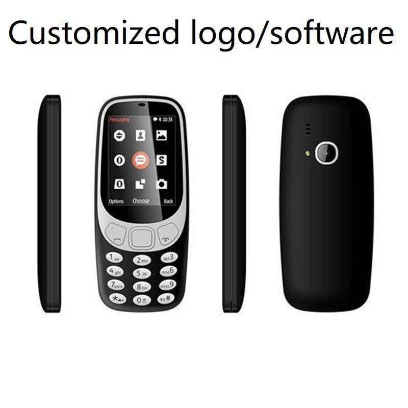 GSM Dual SIM Card 2.4 Inches OEM china keypad phone bar feature phone for 3310 mobile phone