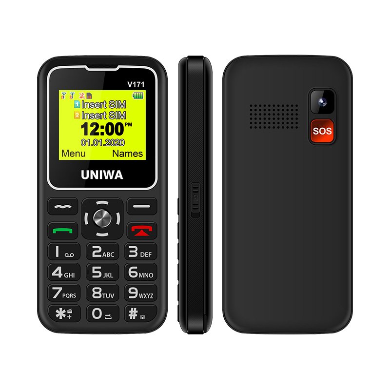 V171 Magic Voice Family Numbers SOS 1000mAh Big Button CellPhone Mobile Phone