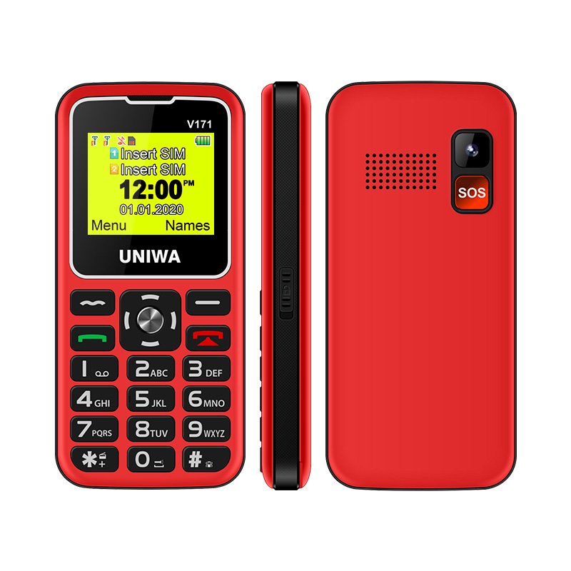 V171 Magic Voice Family Numbers SOS 1000mAh Big Button CellPhone Mobile Phone