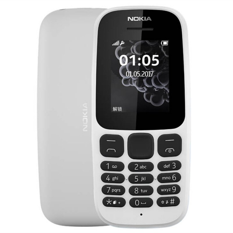 New Cross border Foreign Trade 105 2017 GSM Mobile Straight Board Button Dual Card Dual Waiting Student and Elderly Phone