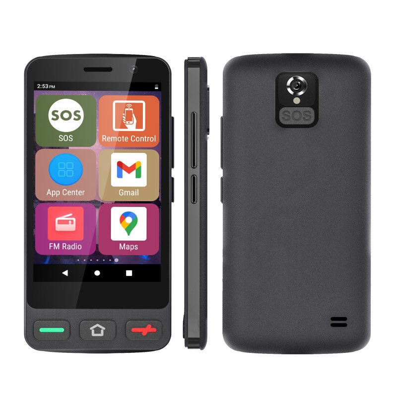 4.0 Inch Smartphone 4G Senior Mobile Phone with SOS Emergency Button