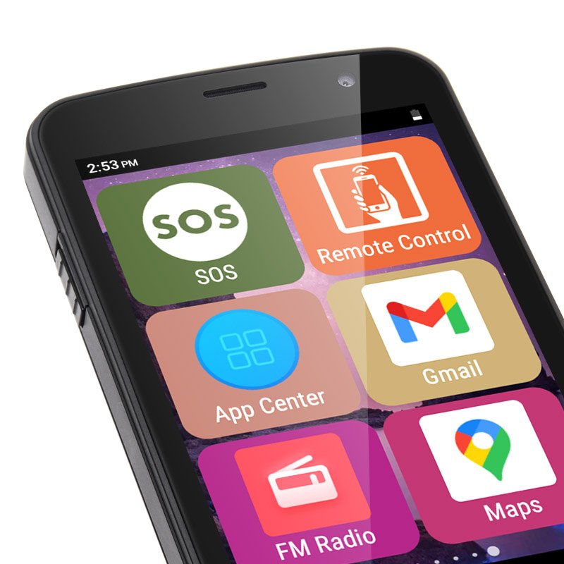 4.0 Inch Smartphone 4G Senior Mobile Phone with SOS Emergency Button