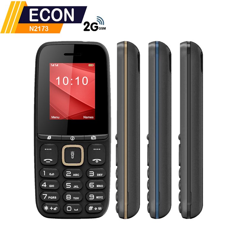 Factory OEM Dual SIM Keypad 2G GSM Senior Mobile Phone 1.77 inch Cheap Cellphone with Flashlight