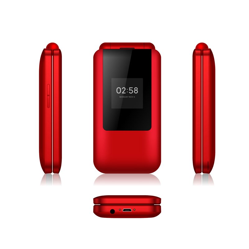 Kaios Hot Selling Keypad 4g Volte Phone K2 Pro 2.4inch Mtk6739 Quad Core Kaios 512mb+4g Business Style Mobile Phone