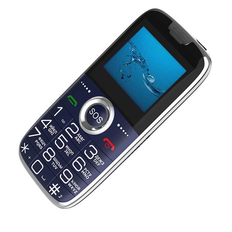 1200mAh 2G senior mobile phone SOS wireless FM Big Keypad for elder people