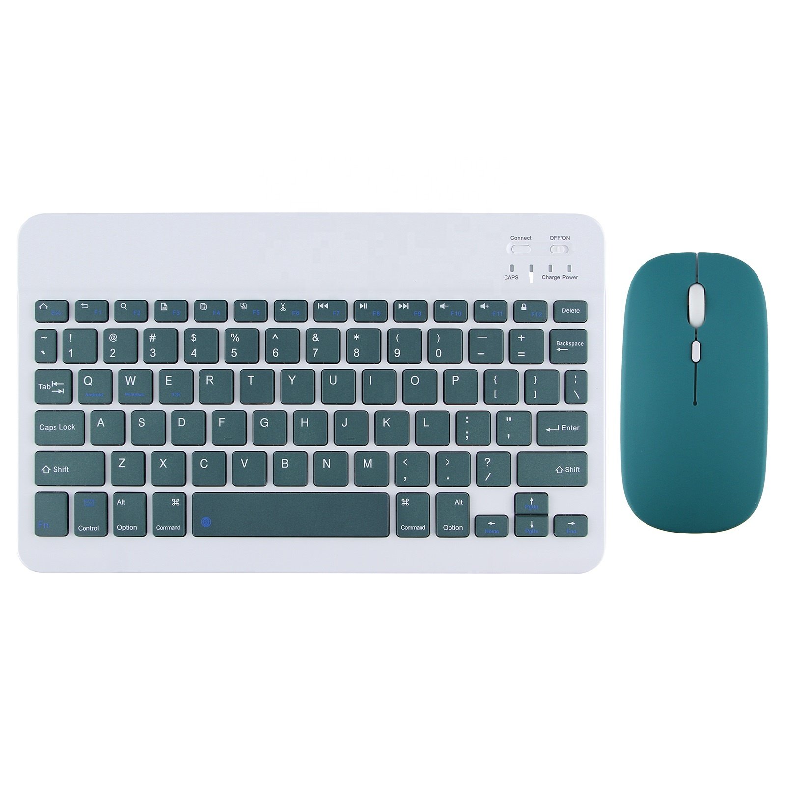 2024 Colored Slim Wireless bluetooth pink rechargeable Keyboard and Mouse Combo for tablets laptops mobile phones