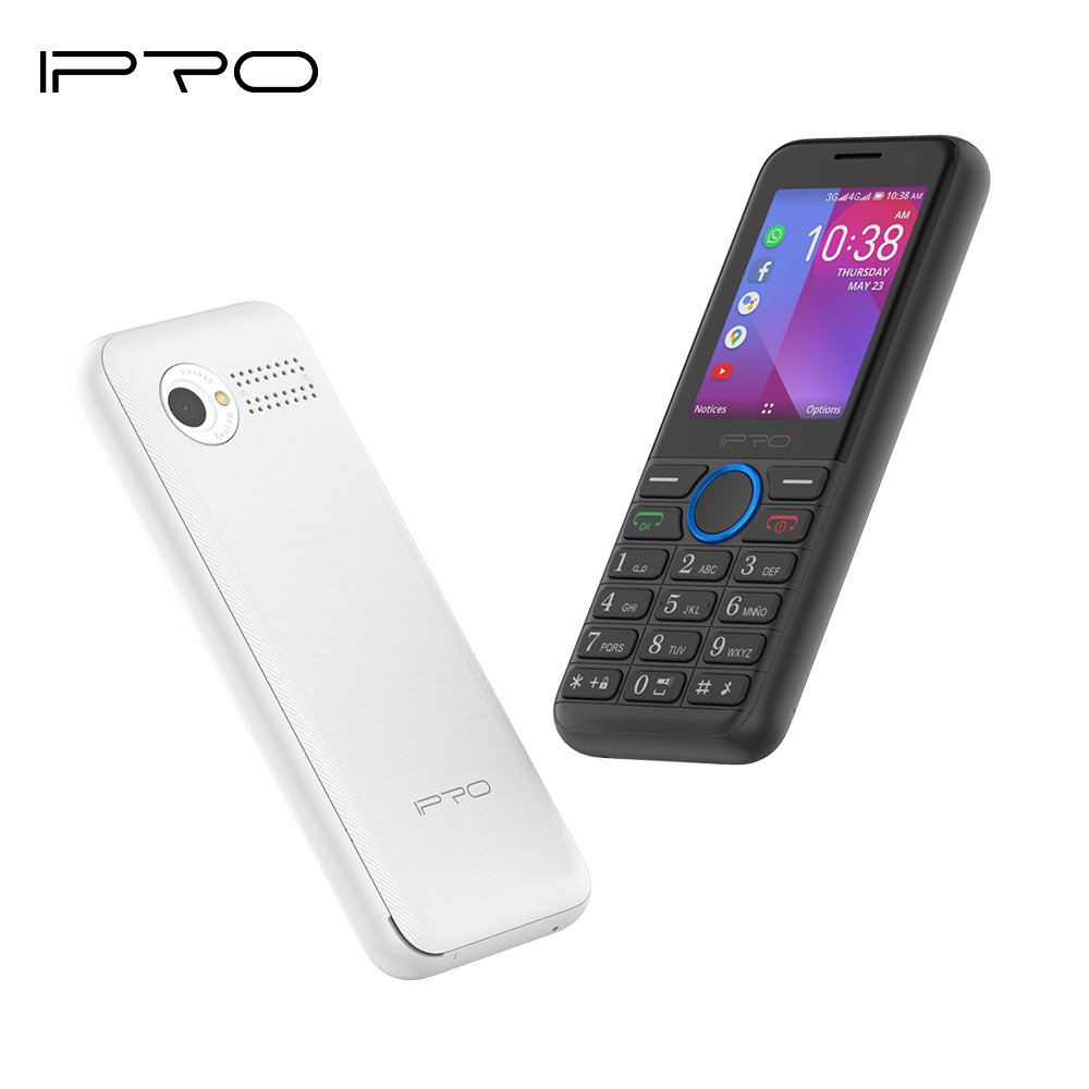 2.4 Inch Smart Kaios Phone IPRO K2 Front 0.3MP+Back 0.3MP+Flash Feature Phone Qwerty Keypad Mobile Phone