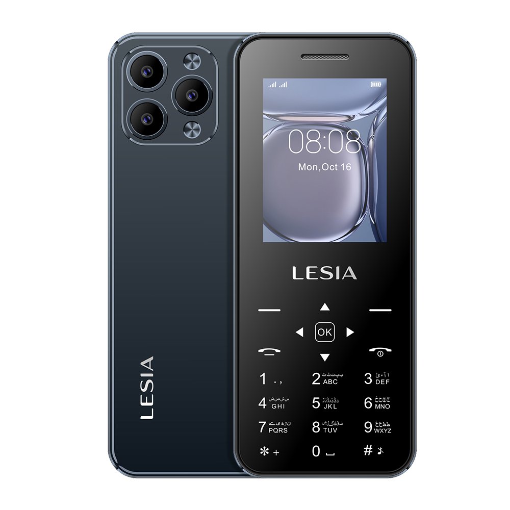 Lesia Dual SIM card slot GSM 1400mah Quad Band 2.8inch Bar Keypad very small mobile phones with camera
