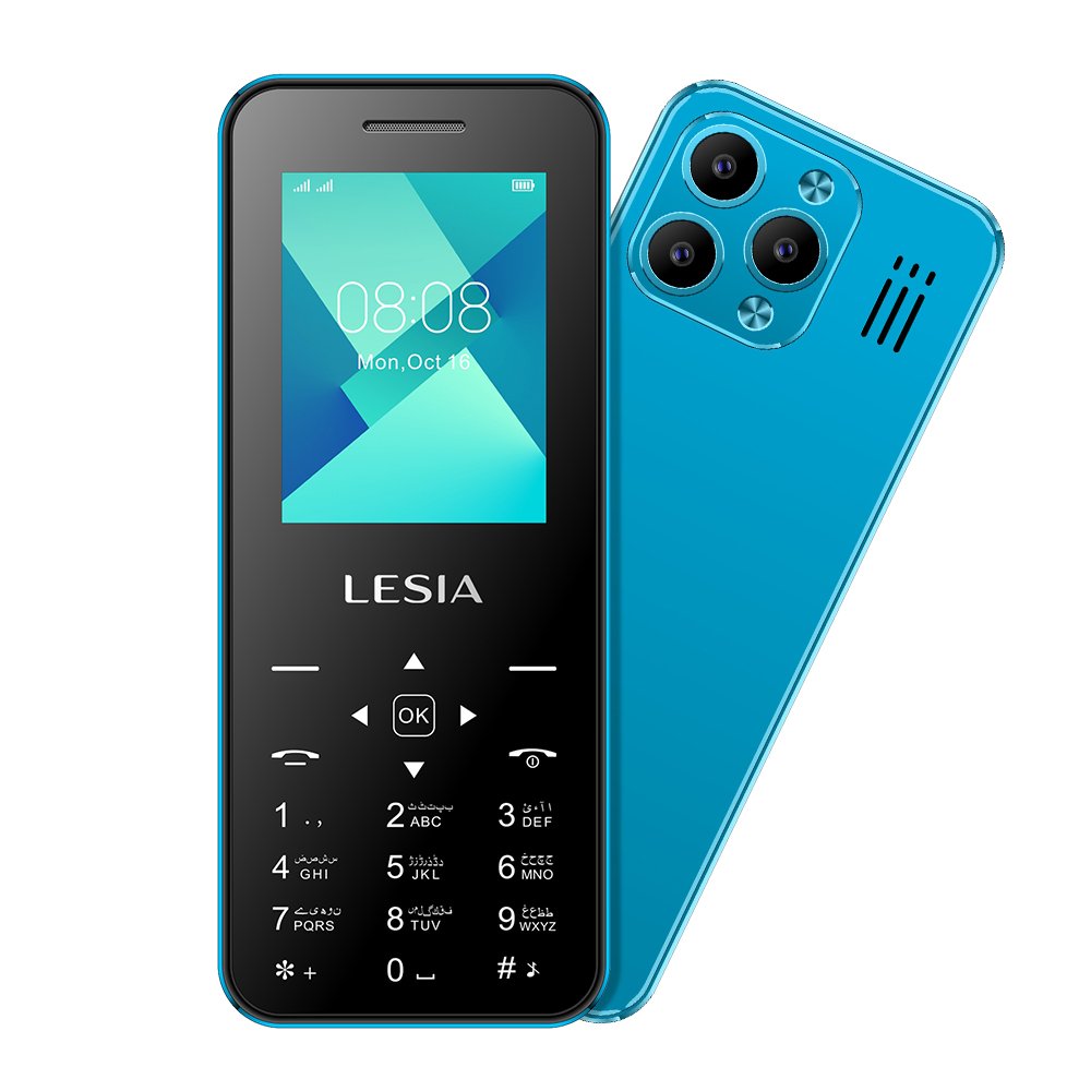 Lesia Dual SIM card slot GSM 1400mah Quad Band 2.8inch Bar Keypad very small mobile phones with camera