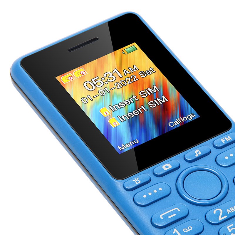 FD004 Customer brand Logo Bar Phone 1.77 Inch Dual SIM Card Feature Keypad 4G Mobile Button Phone