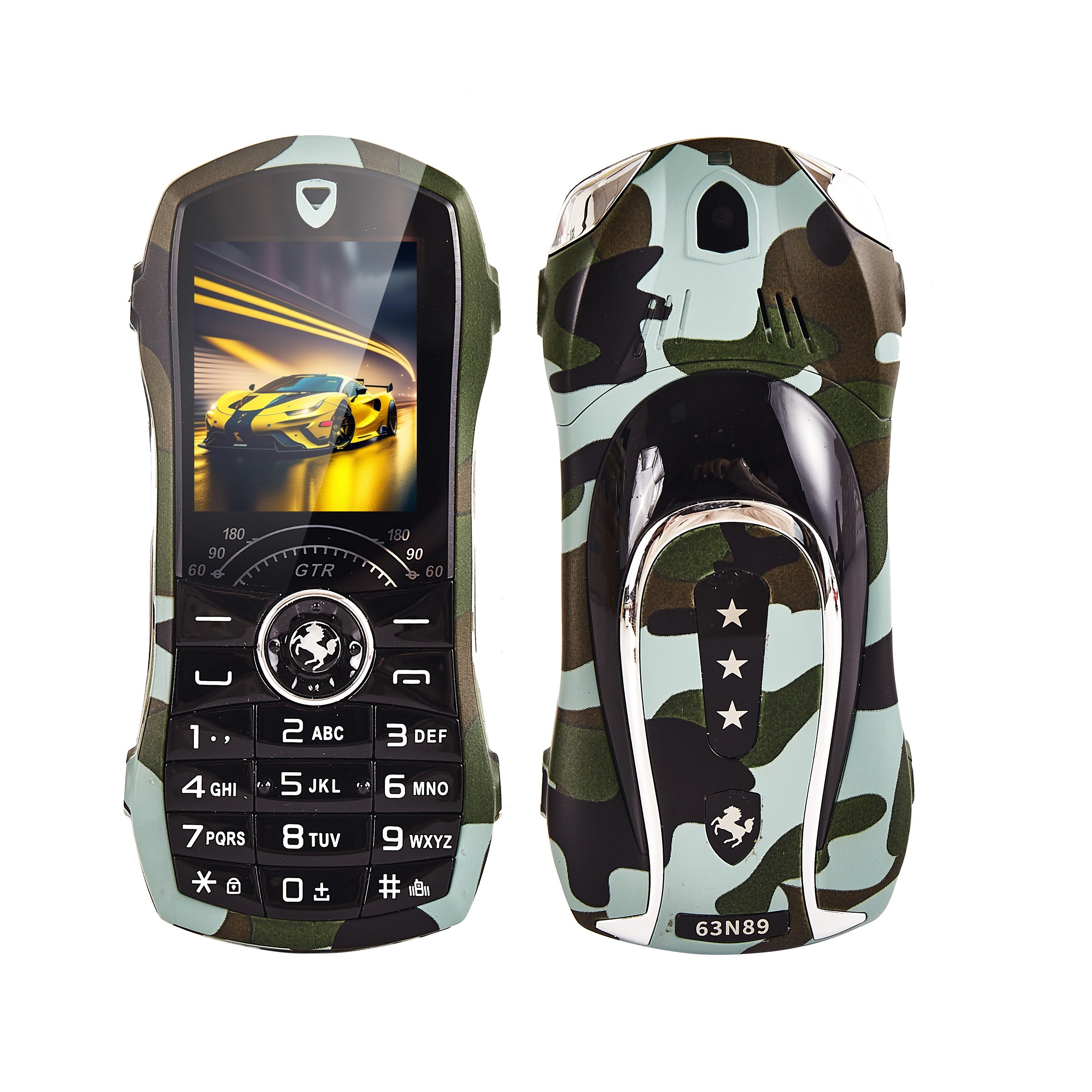 New design Car feature phone Dual SIM Card china Keypad mobile phone camera Bluetooth Bar phone with Type-C port for youngster