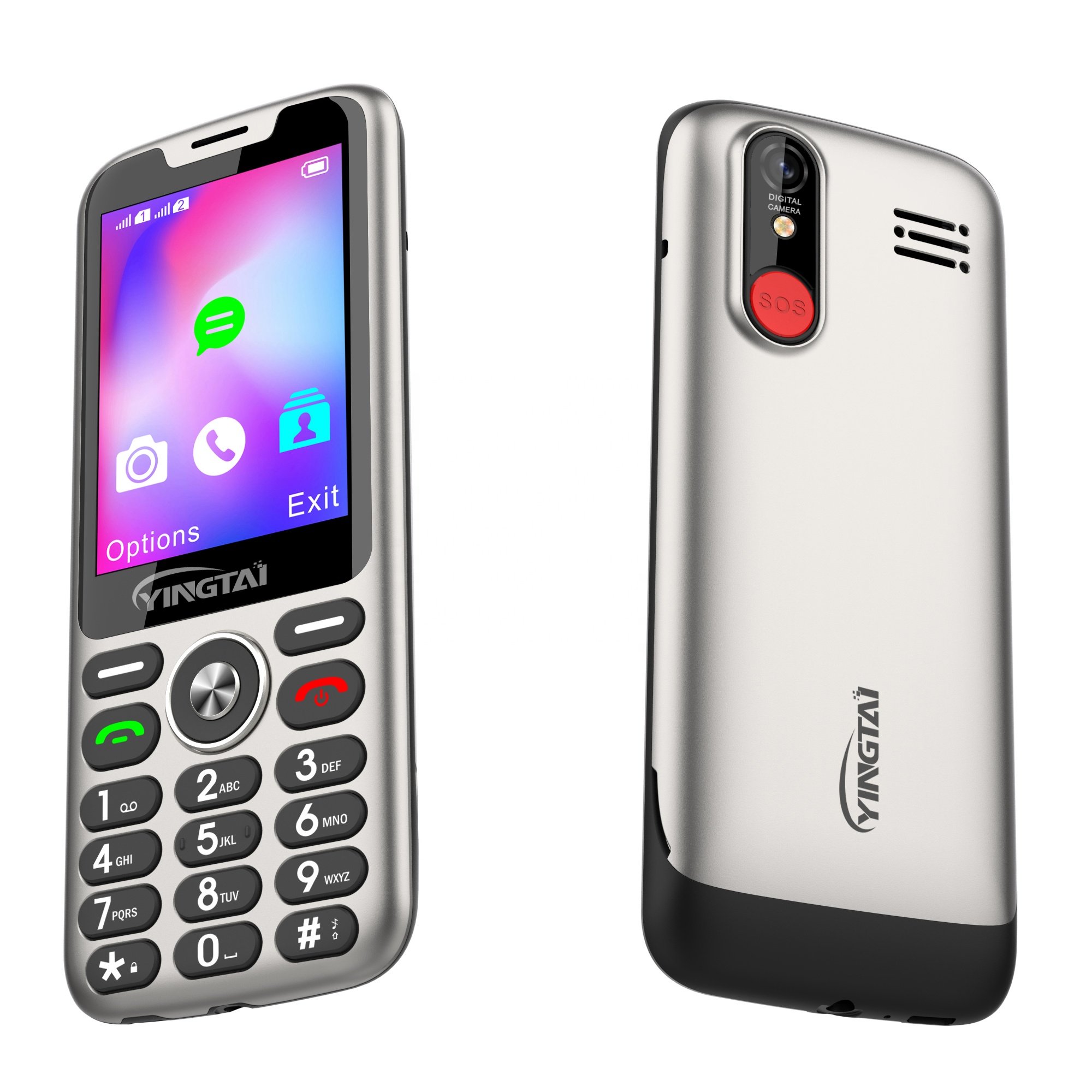 HOT SELLING 2.8 inch LTE Keypad mobile phone with 4G VoLTE Dual SIM card bar cellphone unlocked 2G/SOS optional