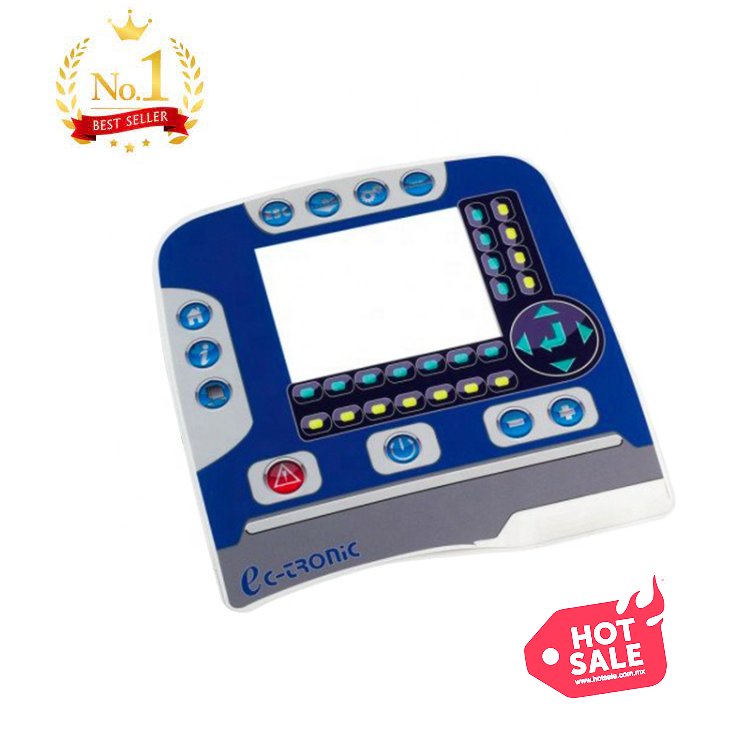 silicone push button plastic pet pvc Matrix keypad with ledkeyboard Panel Electronic membrane switch
