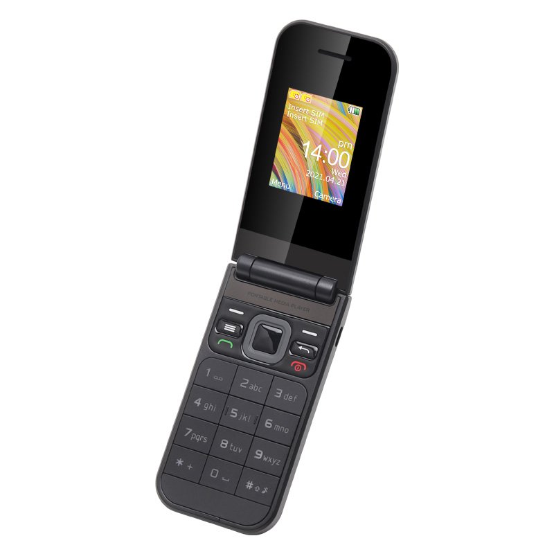 UNIWA F2720 Low Price Flip Mobile Phone 1.77 Inch Screen Dual SIM Fancy Clamshell Design Feature Keypad Phones