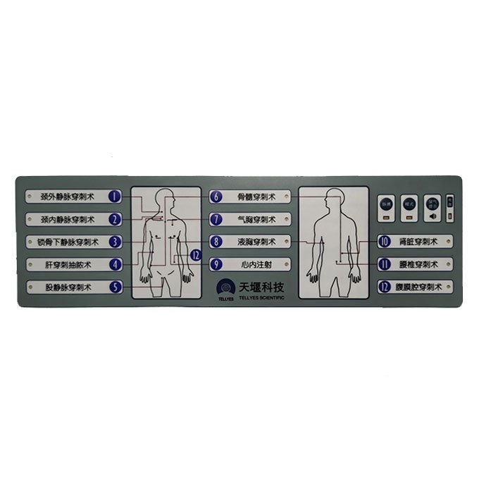 High Quality PC Silk Screen Membrane Switch Keypads & Keyboards with Die Cutting and Printing Service