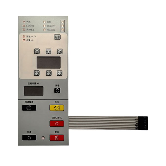 High Quality PC Silk Screen Membrane Switch Keypads & Keyboards with Die Cutting and Printing Service