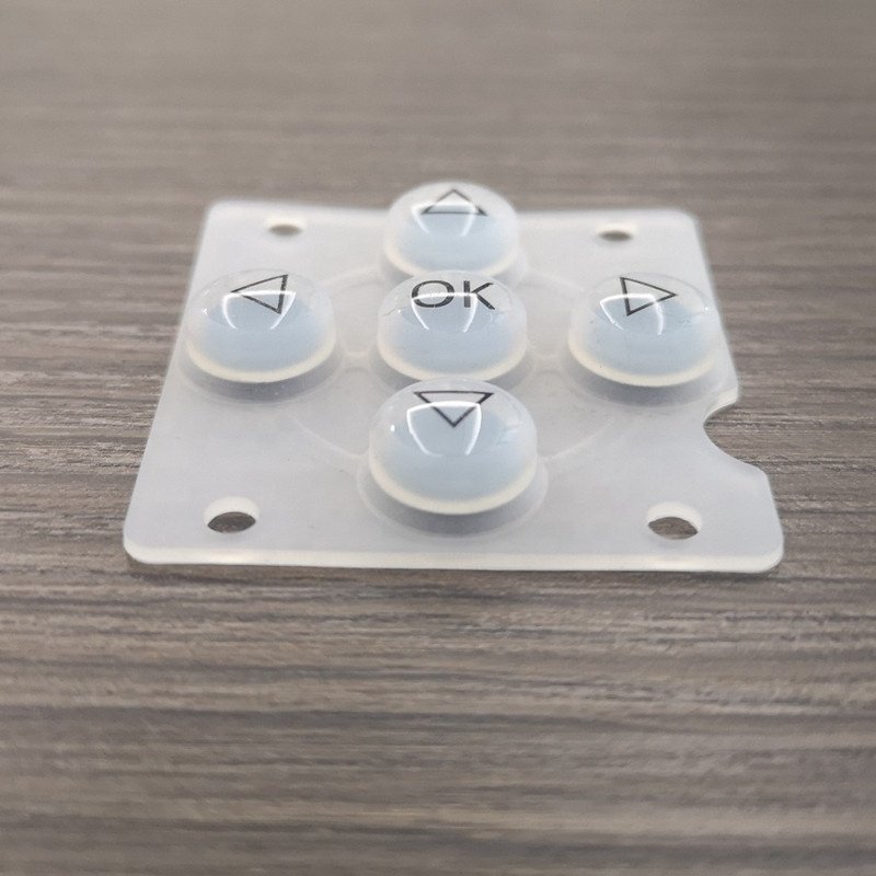 custom POS Terminal silicone rubber keypad with conductive carbon pills