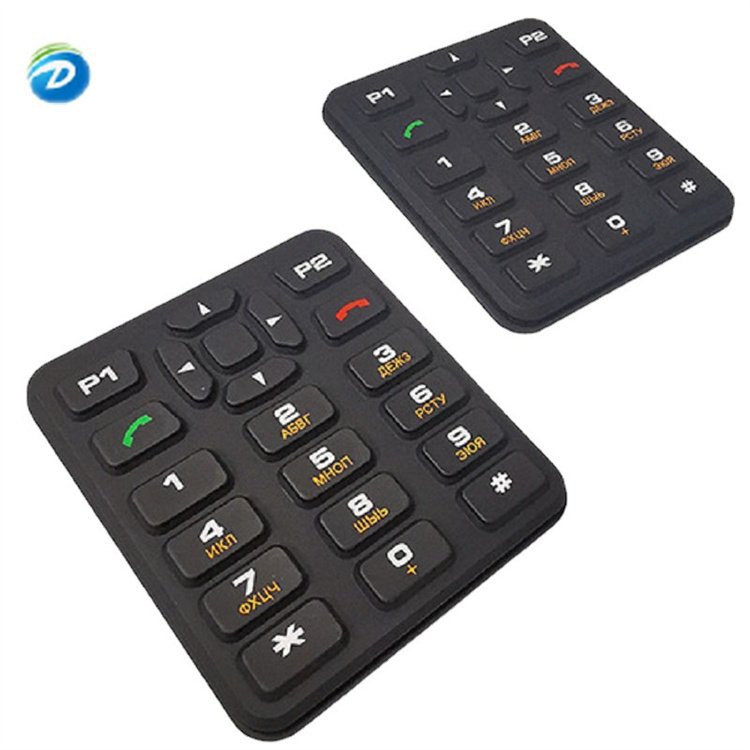 Deson Polyester Membrane Switch Keyboard Print Mobile Phone Metal Customized Long Button Electronic PET Flat Keypad Feature Mate