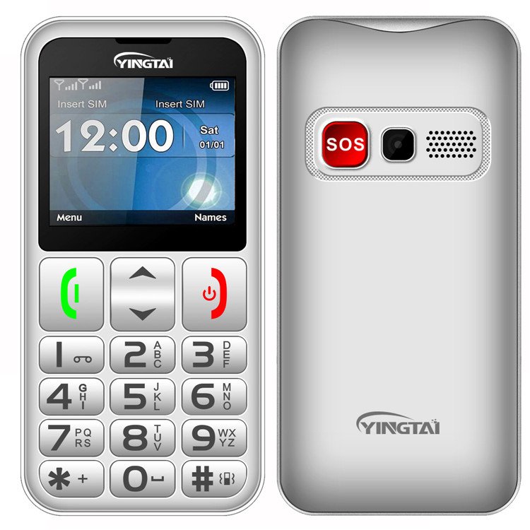 2.2 inch 4g big button mobile phones with sos emergency button for seniors