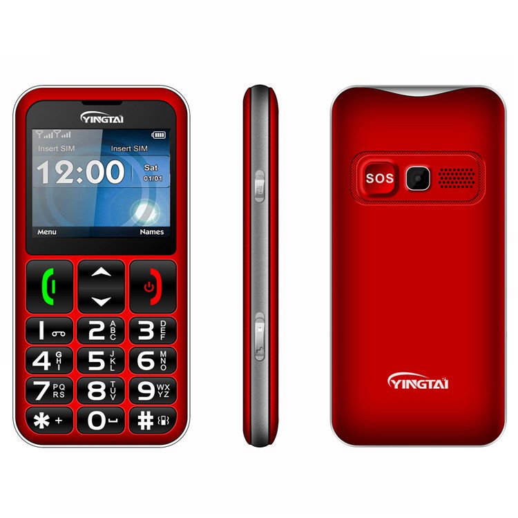 2.2 inch 4g big button mobile phones with sos emergency button for seniors