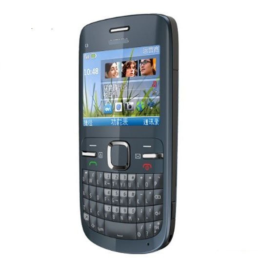 Cross-border foreign trade C3-00 GSM 2G non-intelligent mobile elderly straight board full keyboard mobile phone