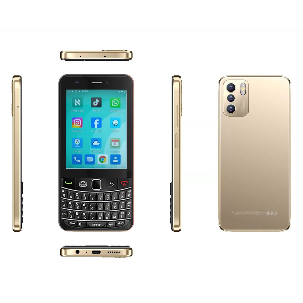Odm MTK6761 6762 Chips Full Qwerty Keyboard Mobile Phone Dual Sim Ulocked 4G Volte Android Qwerty Smart Phone