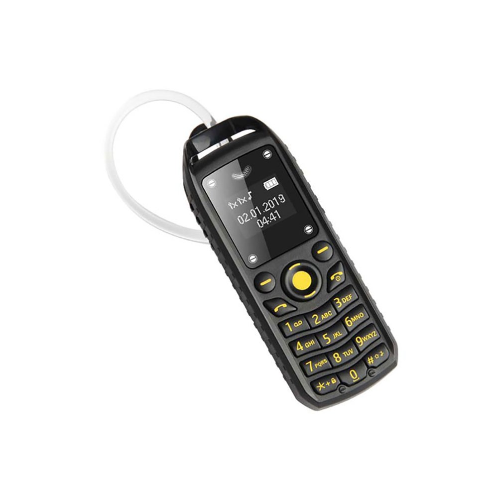 Cute BM25 Mini Mobile Phone Hook Ear Earphone GSM Multilingual LCD Screen Button Keypad Dual Sim Elderly Pocket Mobile Phone