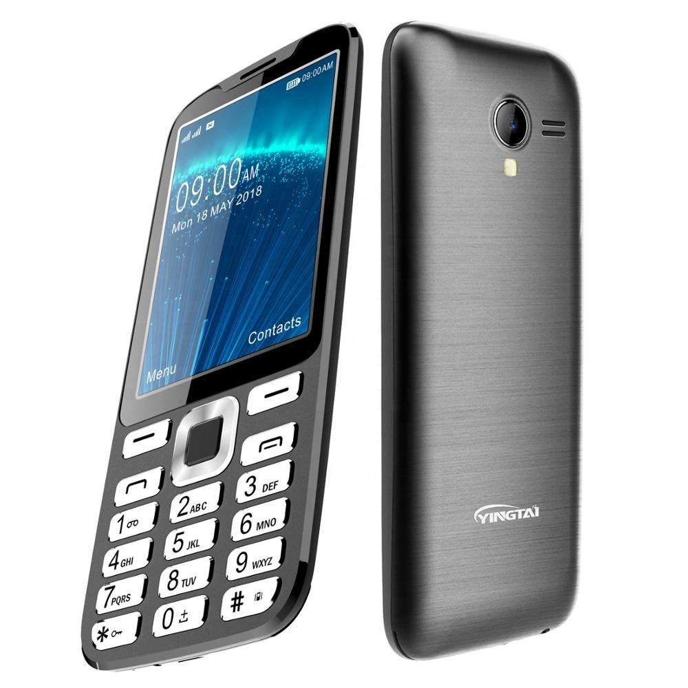 Plating keypad 3.5" 3G qwerty mobile phone, dual sim feature bar phone with big screen