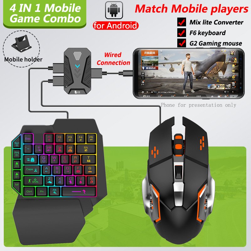 Pro Mechanical Gaming RGB Led Keyboard and Mouse Combo Mechanical Rgb Led Backlit mini Gaming Keyboard And Mouse Set