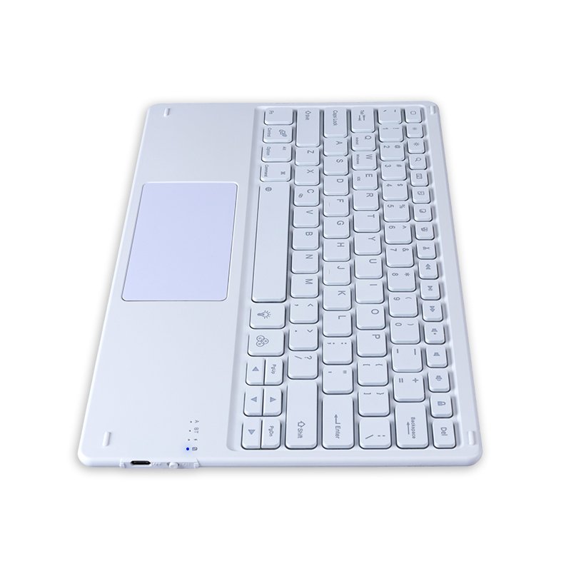 High Performance Wireless Keyboard Mobile Phone Tablet Wireless Keyboard External Keyboard Trackpad Compatible for ipad