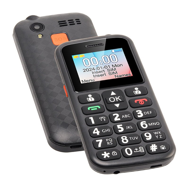 Fnban M220 Dual SIM Simple Cheap Big Button Keypad SOS Senior Mobile Phone for Elderly