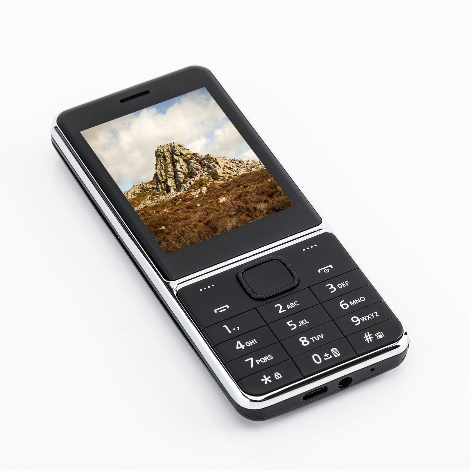 2.8 Inch Triple SIM Card Mobile Phone with fast Charging Low Stock on 2G Feature Phone